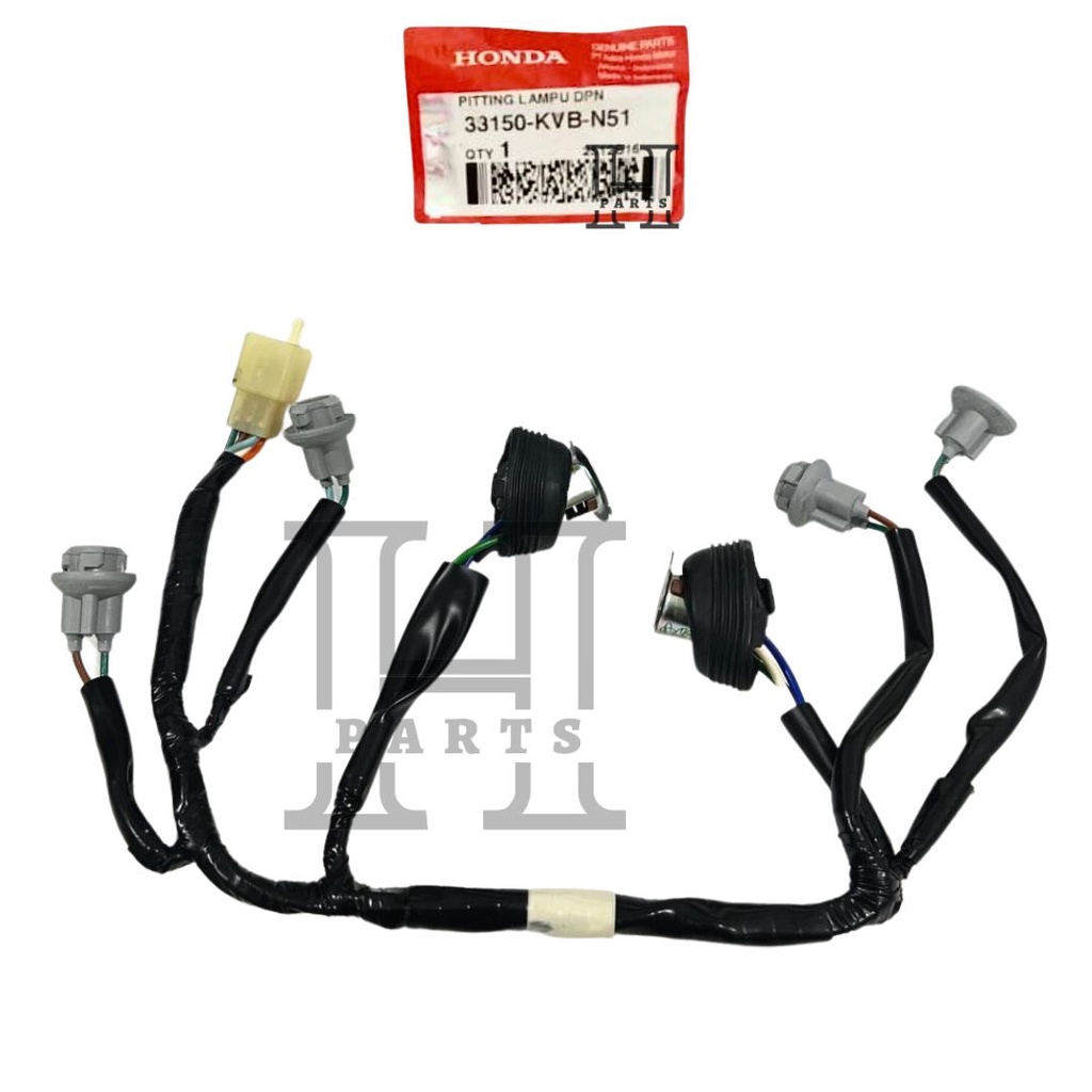 PITING PITTING LAMPU DEPAN KABEL SOKET REFLEKTOR SOCKET HEADLIGHT ASSY VARIO 110 TECHNO KARBURATOR 3