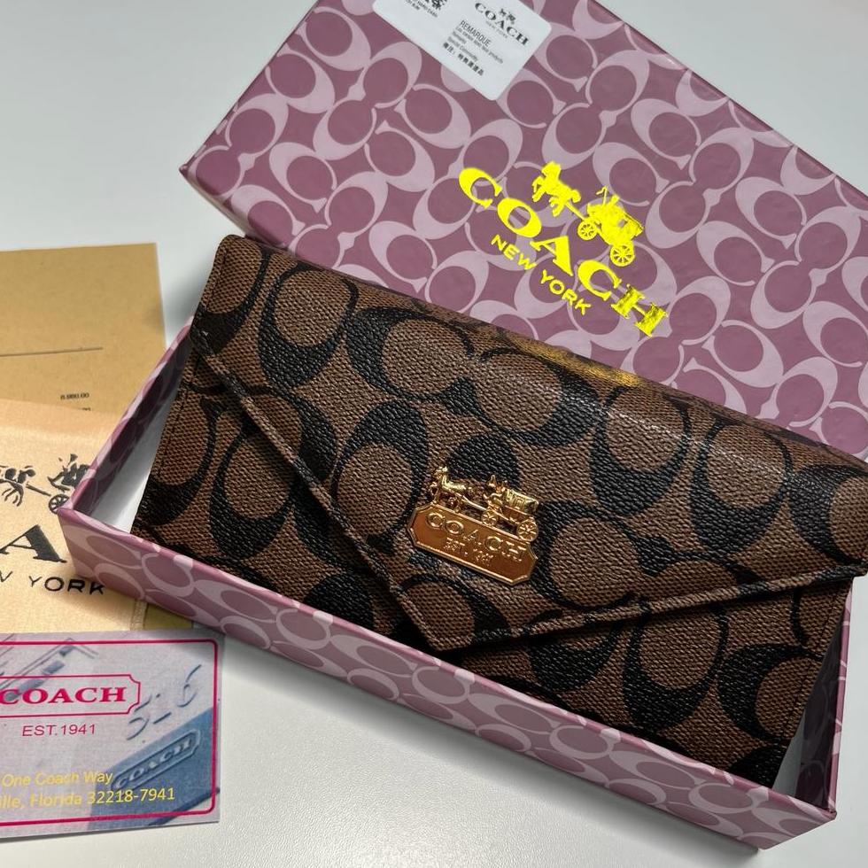 Dompet coach lipat free box cover UK 20x10 DAN FAKEBILL [MPT.17Ja23ᴱ]