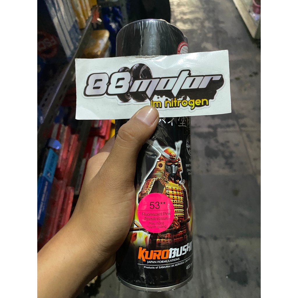 Samurai 2 Star 53 - Neon Pink Cat Semprot Cat Aerosol Cat Kompresor