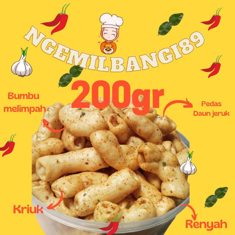 

Makaroni pedas daun jeruk Ngemilbangi89 pedas gurih termurah