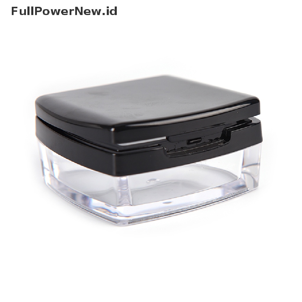 Power 1Pc 10g Ayakan Kosmetik Kosong Loose Powder Jar Container Puff Box Makeup Travel ID