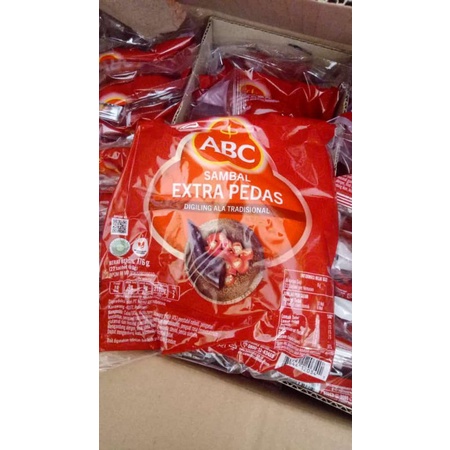 

Saus ABC sachet Xtra pedas isi 22sachet