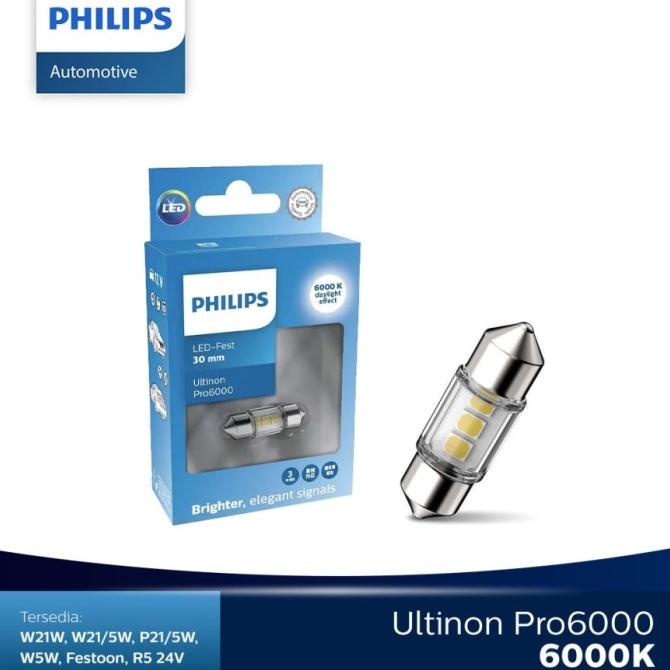 Philips Led Festoon 30Mm 12V Bohlam Interior Mobil