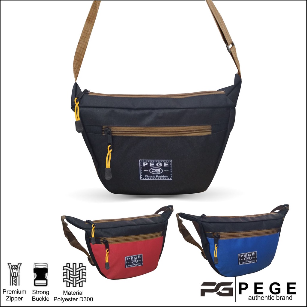 Tas Selempang Bahu Pria Slempang Slingbag Model Simpel - PG 8885