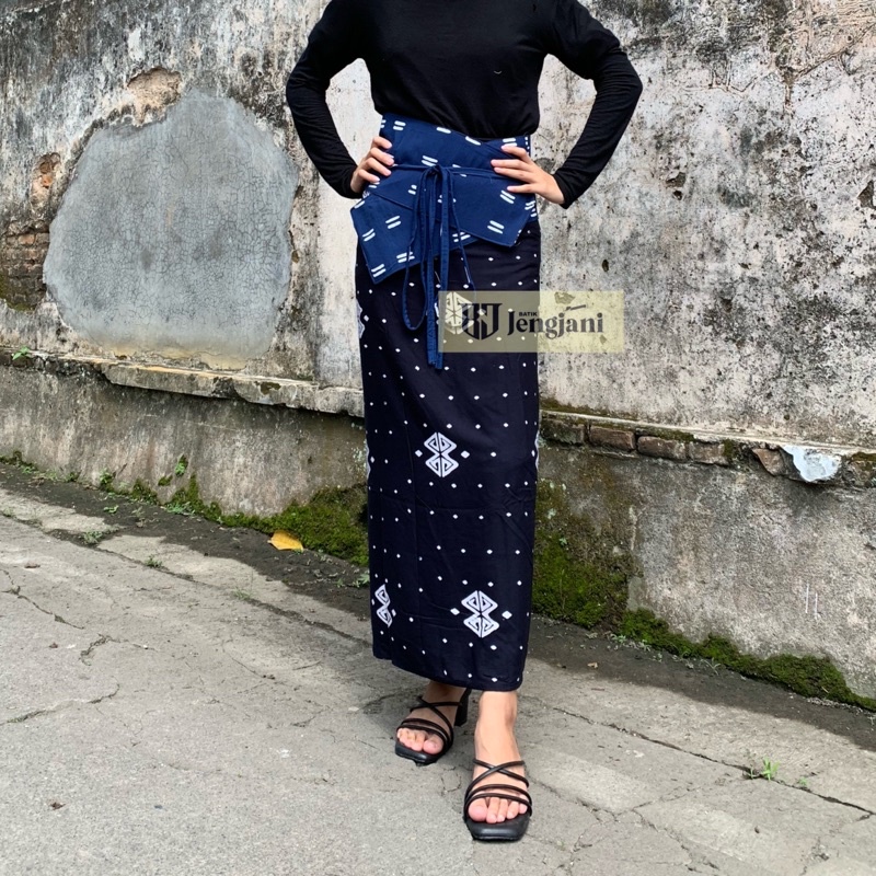 Rok Lilit Batik Jumputan Shibori Arunika Ori Handmade