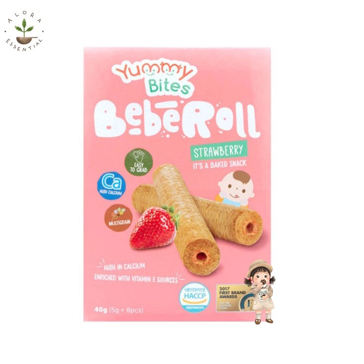 Yummy Bites Beberoll Strawberry 40gr