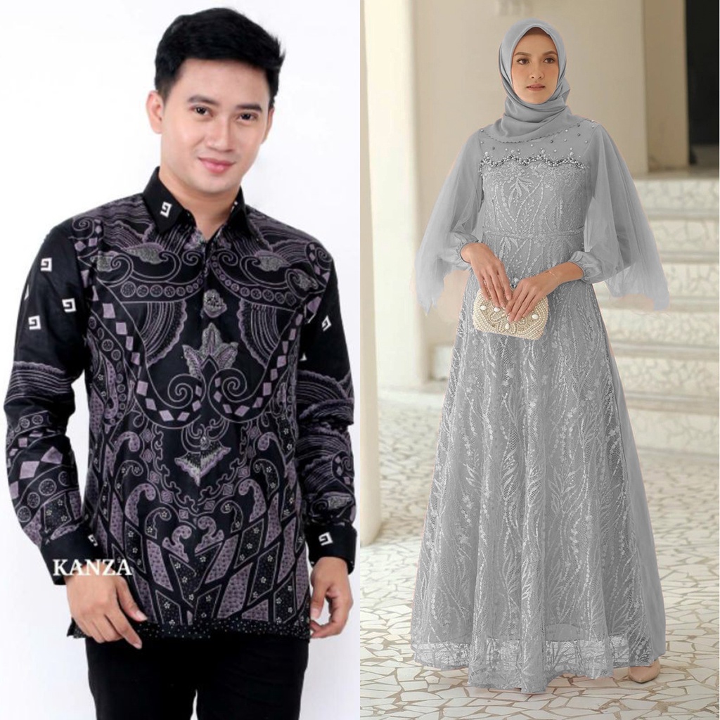 PRODUK TERBARU - BISA COD COUPLE GAMIS MAXI DRESS BRUKAT LUNA - MAXI COUPLE GAMIS BROKAT GAMIS PESTA KONDANGAN - GAMIS COUPLE REAMAJA - GAMIS LEBARAN 2023