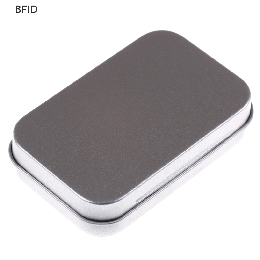 [BFID] 95 * 60 * 20mm Metal Tin Flip Storage Box Case Organizer Untuk Kunci Permen Koin [ID]