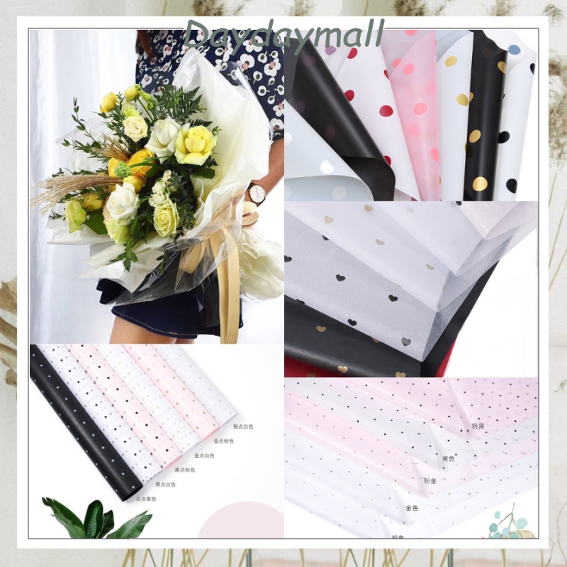 FLOWER WRAPPING COTTON PAPER KERTAS BUKET TISSUE SERAT PEMBUNGKUS BUNGA Plastik 6251