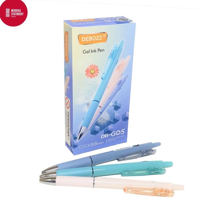 

HRG DISKON (ISI 12)Pulpen/Bolpen/Ballpoint/Ballpen Gel Click Debozz DB-G05 0.5 mm