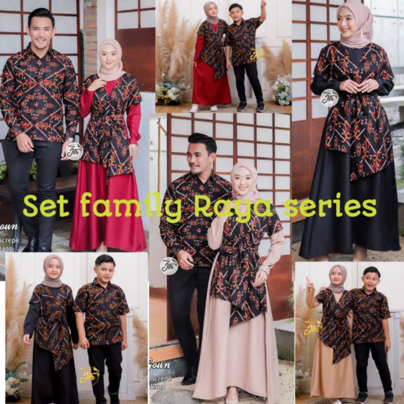 COUPLE FAMILY/ RAYA SERIES/ SET PAKAIAN KELUARGA/ COUPLE LEBARAN/ SET FAMILY LEBARAN 2023