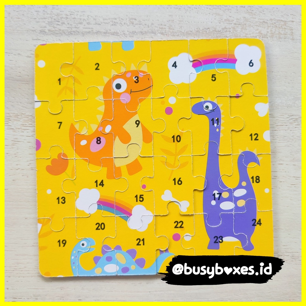 Busyboxes.id Mainan anak edukasi anak 1 2 3 tahun laki laki perempuan mainan edukasi Montessori puzzle jigsaw 3d kayu  kendaraan transportasi  seri -  pemadam kebakaran  24 keping