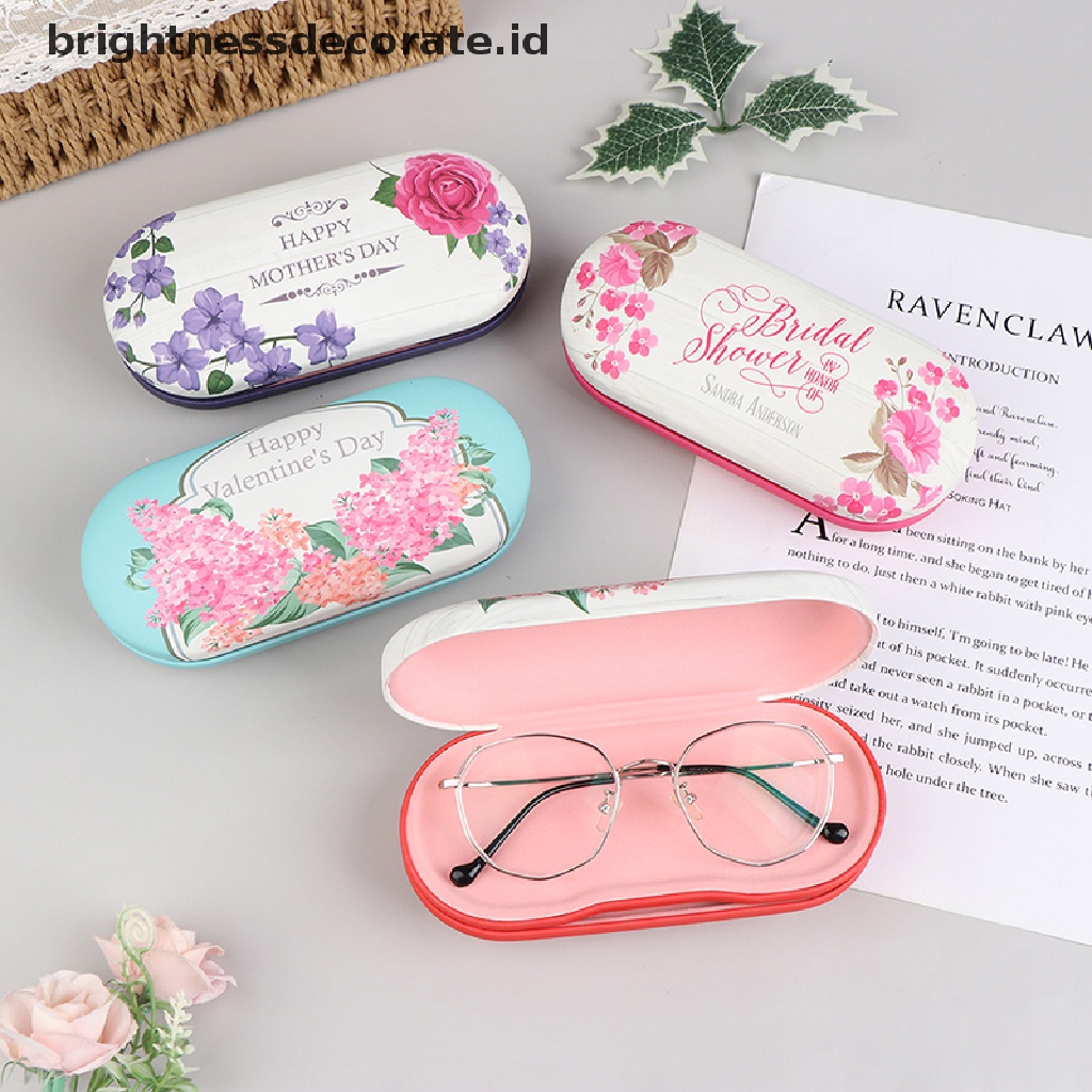 [Birth] Kotak Kacamata Baca Dual Purpose Double Interlayer Metal Contact Lens Cover [ID]