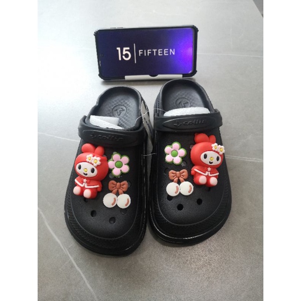 NEW!!! SIZE:30-35 Sandal anak let tali belakang karet import original sendal baim anak-anak 7810-T