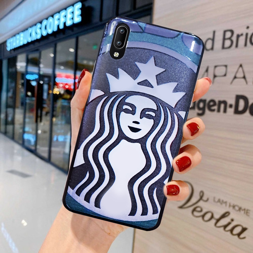 Case Starbucks Vivo Y30 Y50 Y91 Y91C Y95 Y53 - A5 A9 2020 A53 A33 - J2 Prime A12 A02S - C11 C21 C25 C15 C12 9A 6A Note 9 Pro