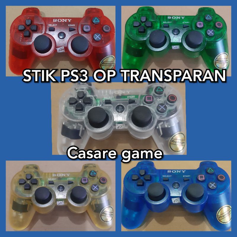 Stik PS3 OP Stick Transparan Wirreless