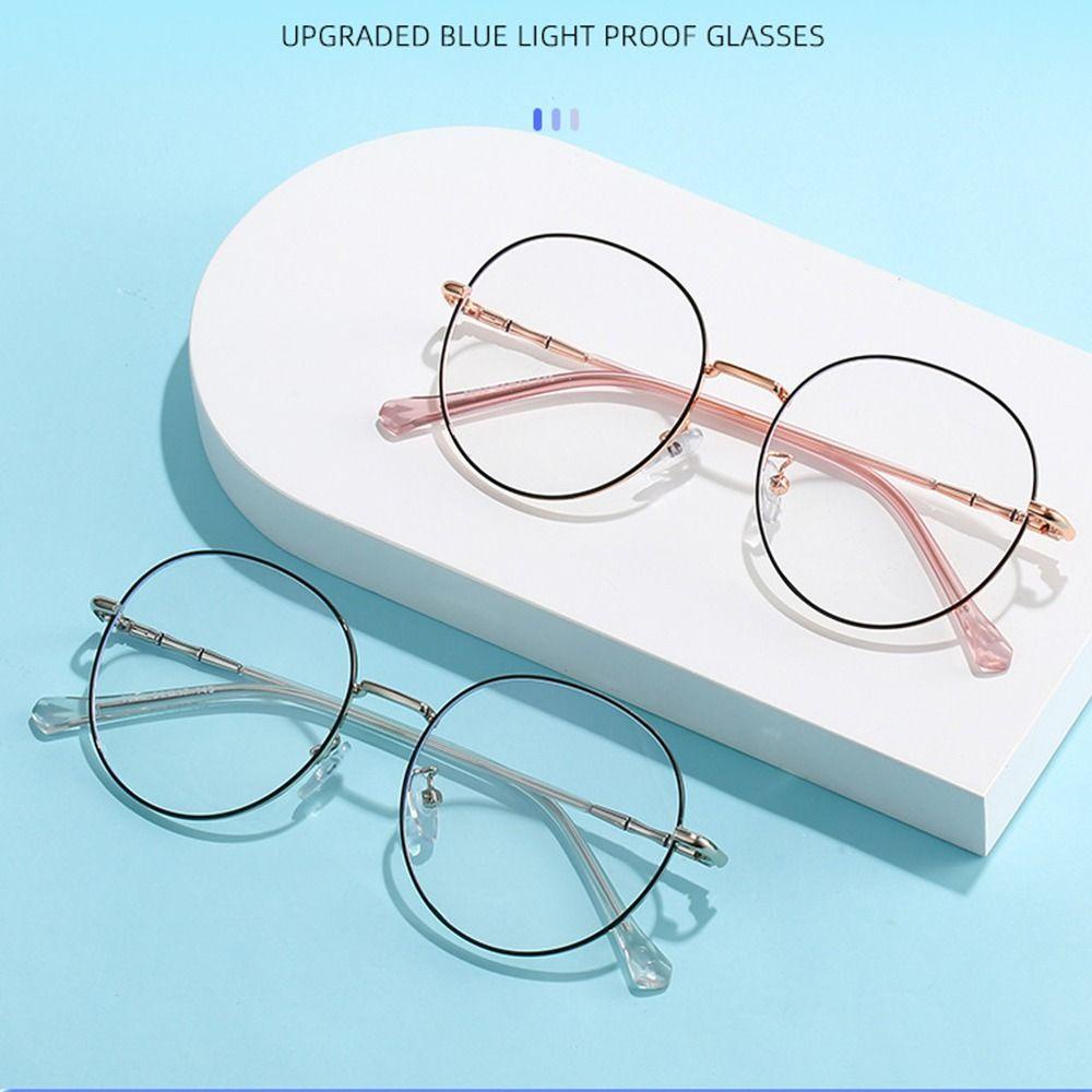 Lily Kacamata Anti-Cahaya Biru Kantor Perlindungan Mata Tahan Lama Ultra Light Frame