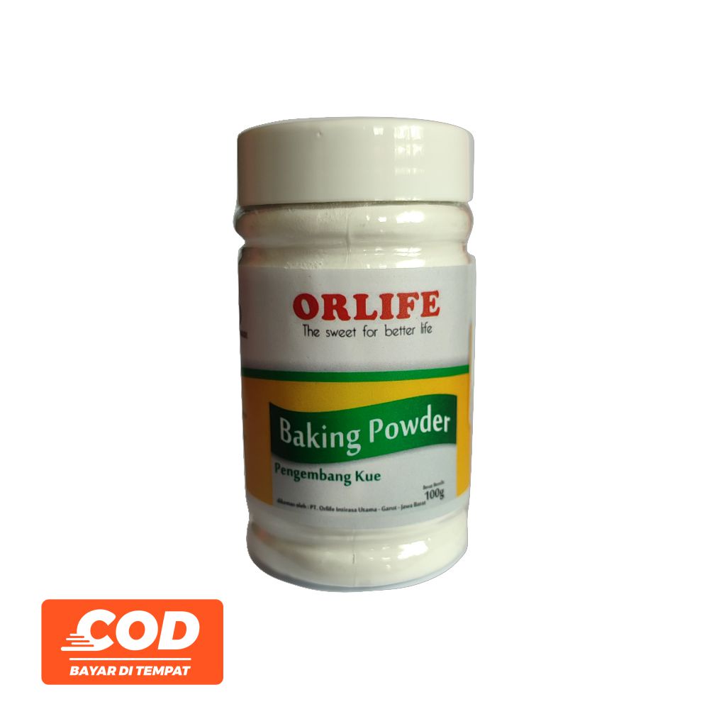 

Baking Powder 100 Gram Orlife
