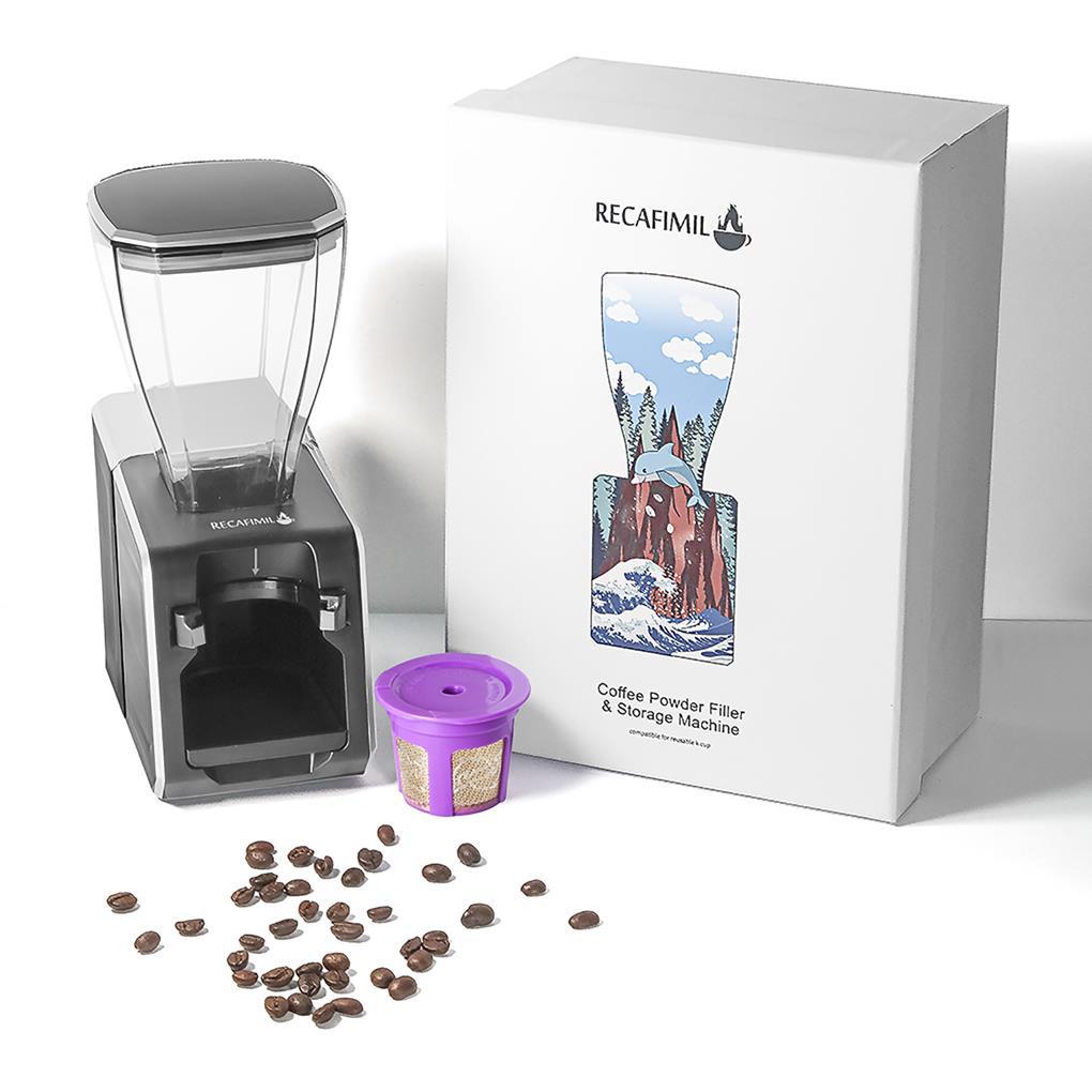 Wadah Penyimpanan Biji Kopi Coffee Transparan Bocor Kopi Otomatis 110g Window Semi Machine Canister Grade Container Food Filing Capacity Dengan No Untuk Coffee Keuring Cup