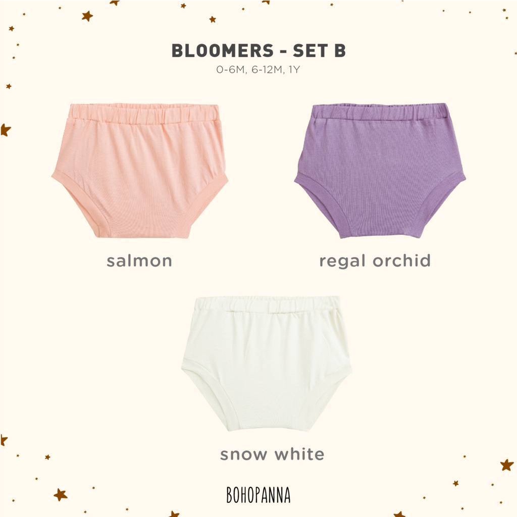 BOHOPANNA - BLOOMERS SET OF THREE - Celana dalam anak