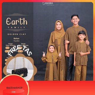 Baju Couple Keluarga Samara J06 Golden Clay Sarimbit Keluarga Pasangan Ayah Ibu Anak Model Terbaru 2