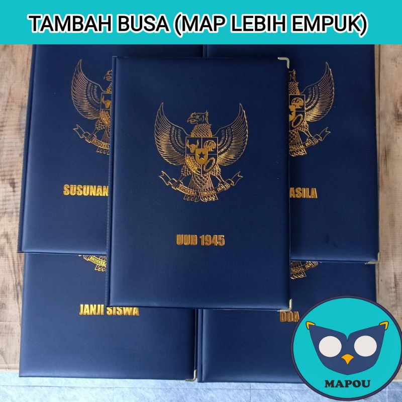 

MAP UPACARA (TAMBAH BUSA/EMPUK) BIRU DONGKER SATU SET