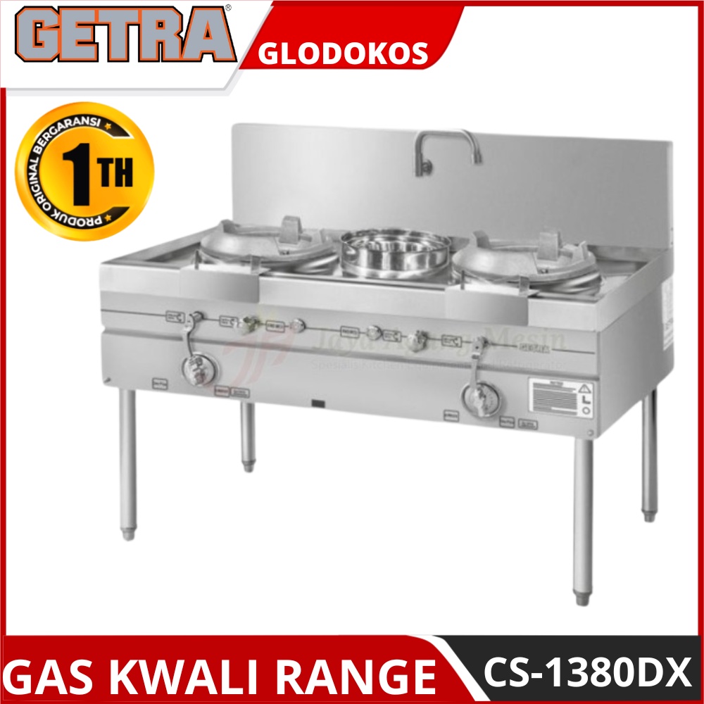 Gas Kwali Range Getra Cs-1380dx Kwali Range Gas 2 Tungku Garansi Resmi