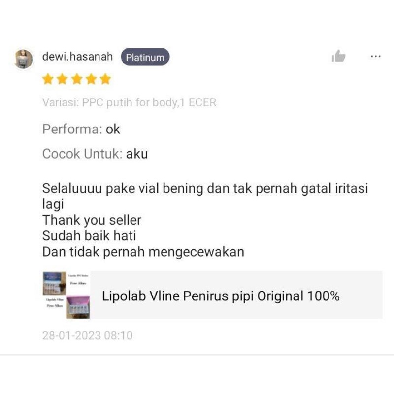 Lipolab Vline Penirus pipi Original 100%