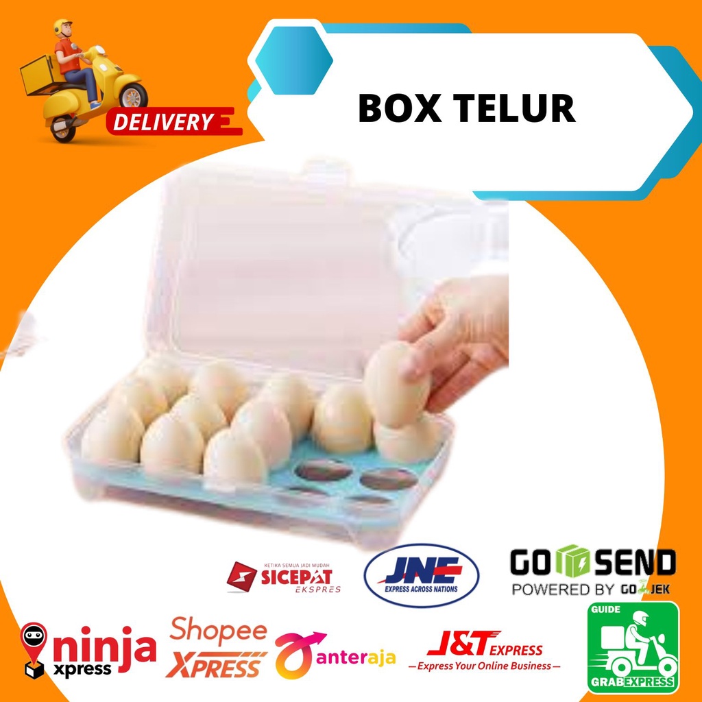 BOX TELUR 15 LUBANG SEKAT/TEMPAT TELUR 15 LUBANG /BOX TELUR AYAM