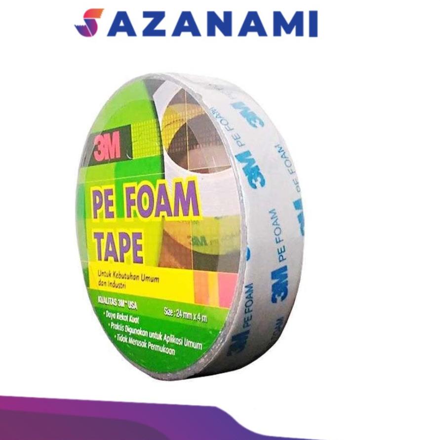 

FIF851 3M 1600 T PE FOAM 1” 24MM X 4M DOUBLE TAPE FOAM BUSA ++