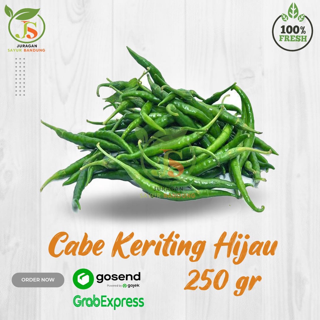 

Cabe Keriting Hijau 250 gr