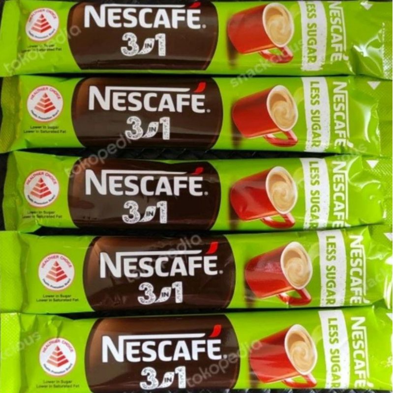 Jual Nescafe 3 in 1 Less Sugar Sachets SINGAPORE sachet Shopee Indonesia