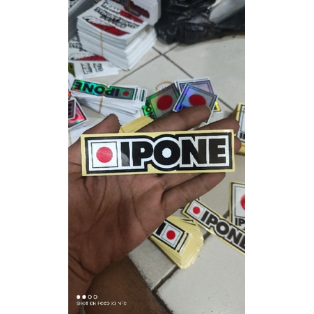 stiker IPONE cutting stiker logo oli motor