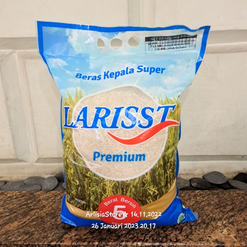 LARISST ~ BERAS PREMIUM 5KG (MEDAN)