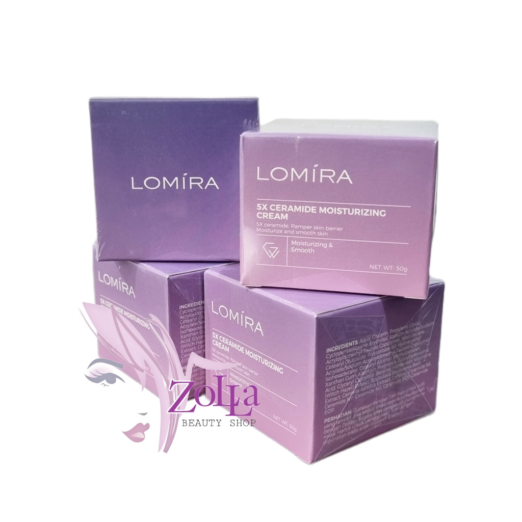 LOMIRA 5X CERAMIDE MOISTURIZING CREAM - BPOM - KRIM PELEMBAB LOMIRA MURAH