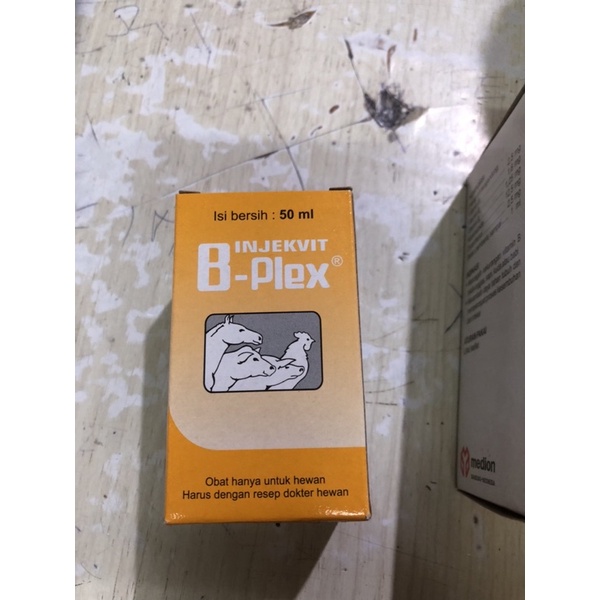 Injekvit B Plex 50ml Vitamin B Kompleks Vitamin B Complex B Komplek Medion Menambah nafsu makan untu