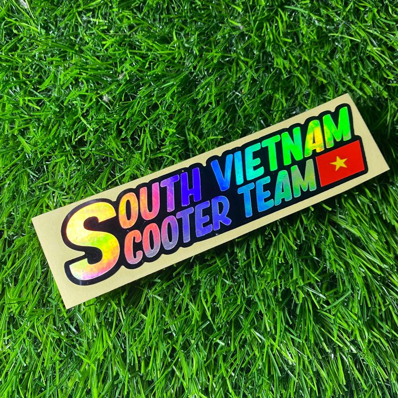 Sticker south vietnam scooter team cutting sticker timbul waterproof