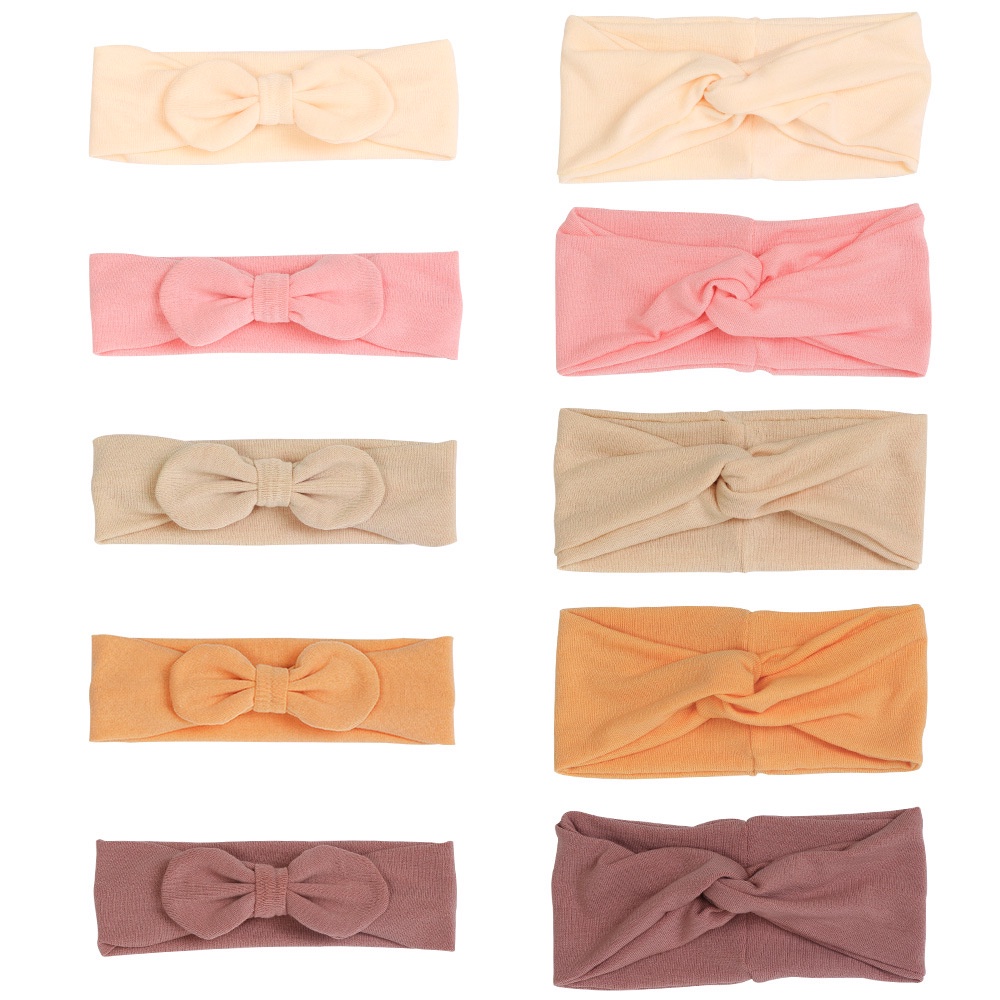 BANDANA KAIN BAYI POLOS SOFT LEMBUT BANDO BENDO COTTON KATUN ANAK BALITA  WARNA WARNI COLORFUL PASTEL CERAH CUTE COTTON HEADBAND HAIRBAND AKSESORIS RAMBUT BABY TODDLER GIRL RIBBON PITA BOWKNOT BOW KNOT CROSS KNOTTED KOREA KOREAN STYLE