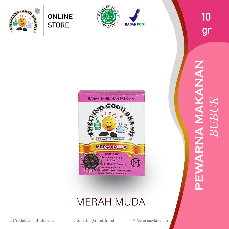 

Pewarna Makanan Bubuk SmellingGood 10 gr - Pink