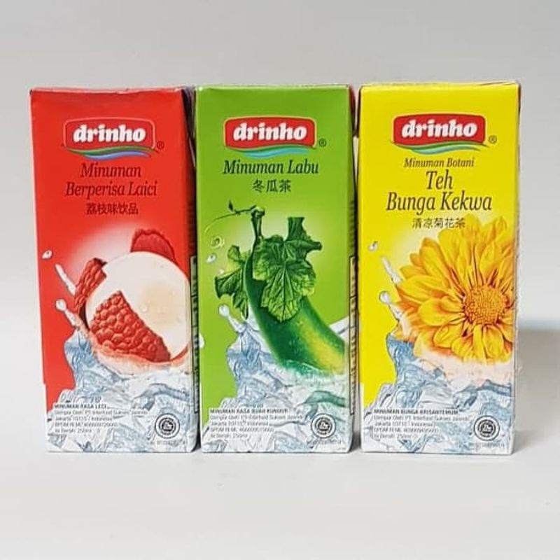 

Drinho Minuman Kotak | Berat Bersih 250ml