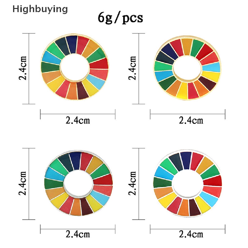 Hbid Enamal 17warna Bros Gawang Pembangunan Lestari Pbb SDGs Pin Glory