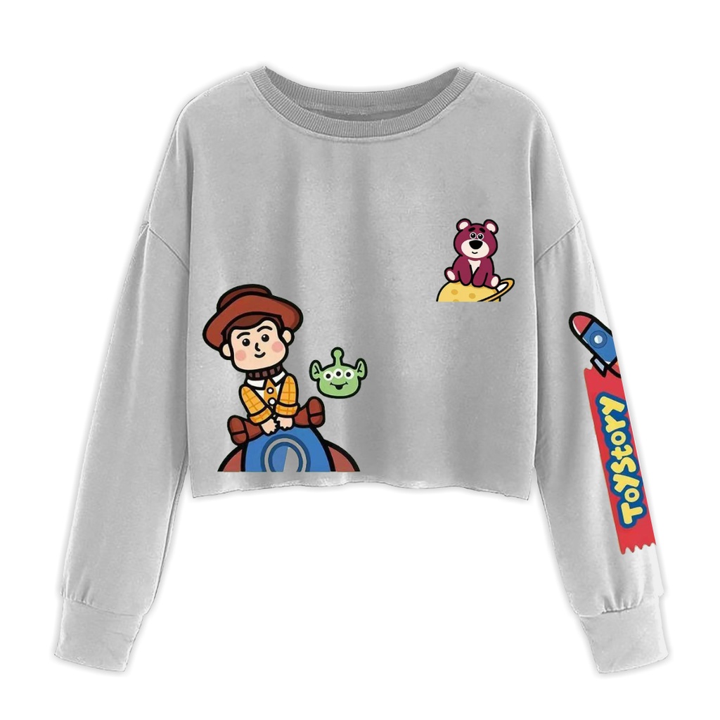 ROCKET TOY STORY SWEATER CROP WANITA GAWA