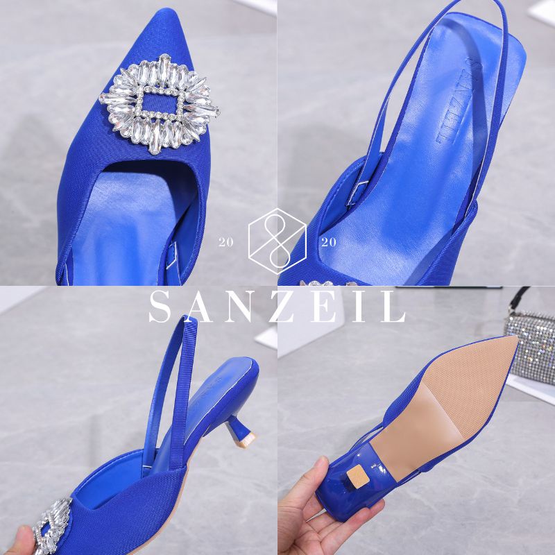 1222 Sanzeil Zira - Heels Wanita Import Heels Pesta Ori