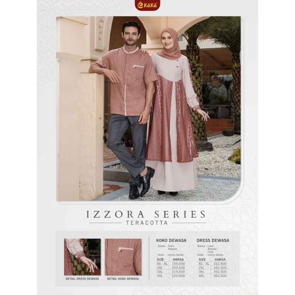 KEKE IZZORA SERIES SARIMBIT TERACOTTA