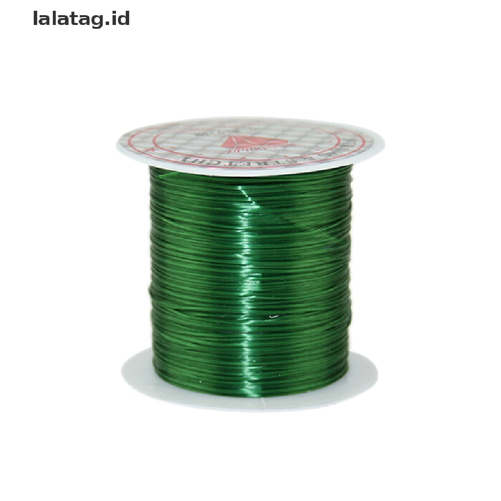 [lalatag] 10m Tali Elastis Stretch Kuat Wire rope Gelang Kalung String Manik 0.5mm, [ID]