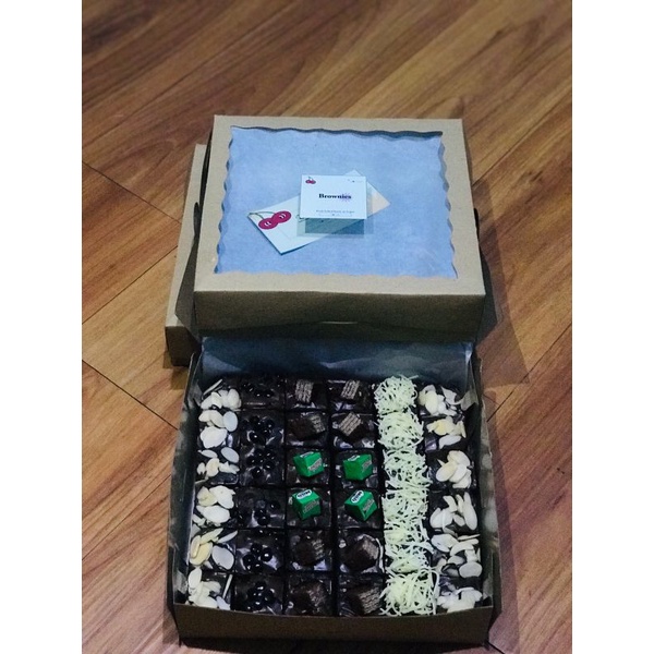 

brownies panggang 36 skat ukuran 20x20