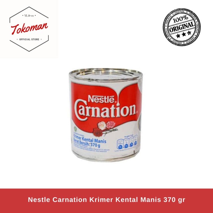 

Kental-Manis- Nestle Carnation Krimer Kental Manis 370 Gr / Susu -Manis-Kental