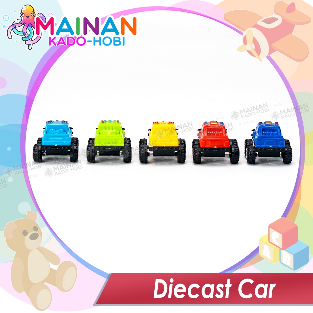 SOUVENIR HADIAH ANAK LAKI MAINAN MINIATUR DIECAST CAR MOBIL JEEP