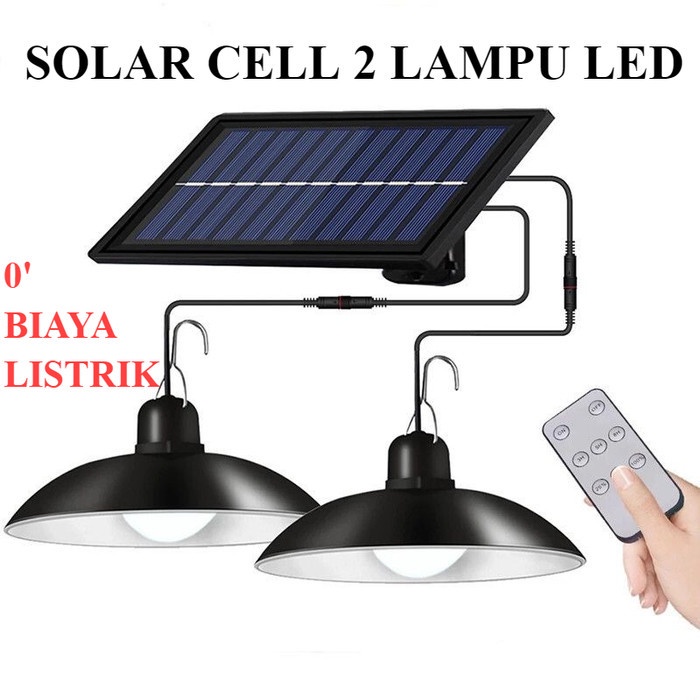 Hang Lampu Solar Gantung / Lampu Tenaga Matahari / Lampu Outdoor Gantung