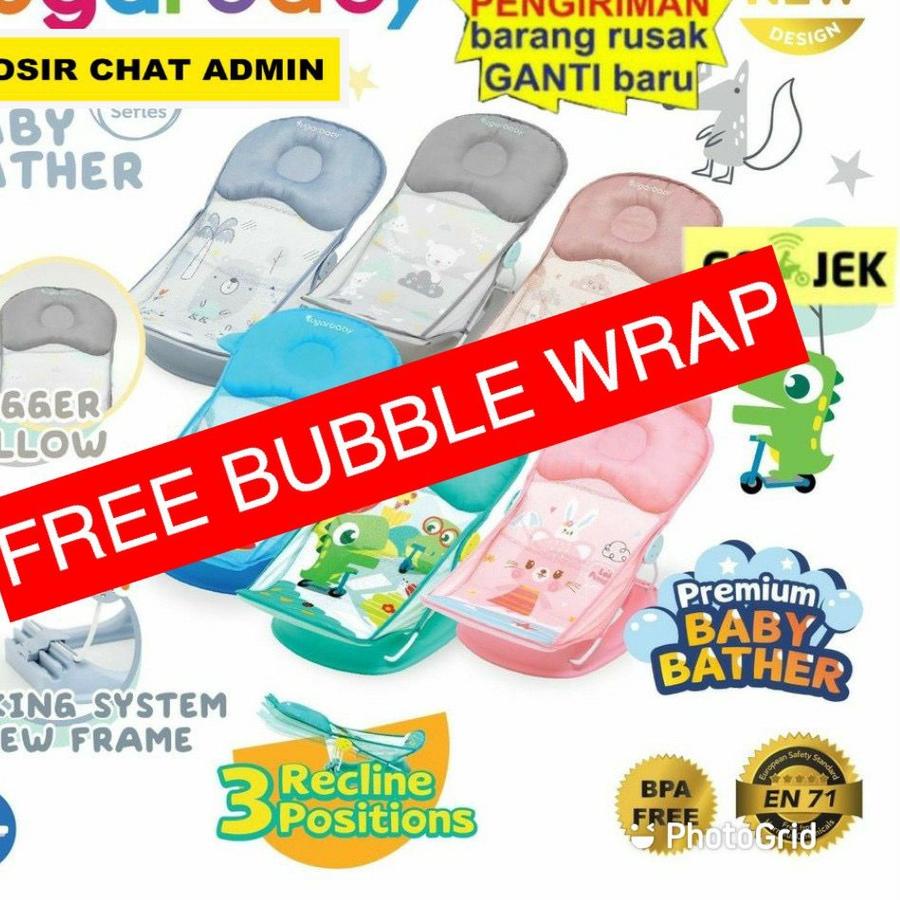 Depan [Bouncer Bayi Indonesia] Sugaaby Premium Baby Bather (Classic & Fun Series) bay bather lucu ku